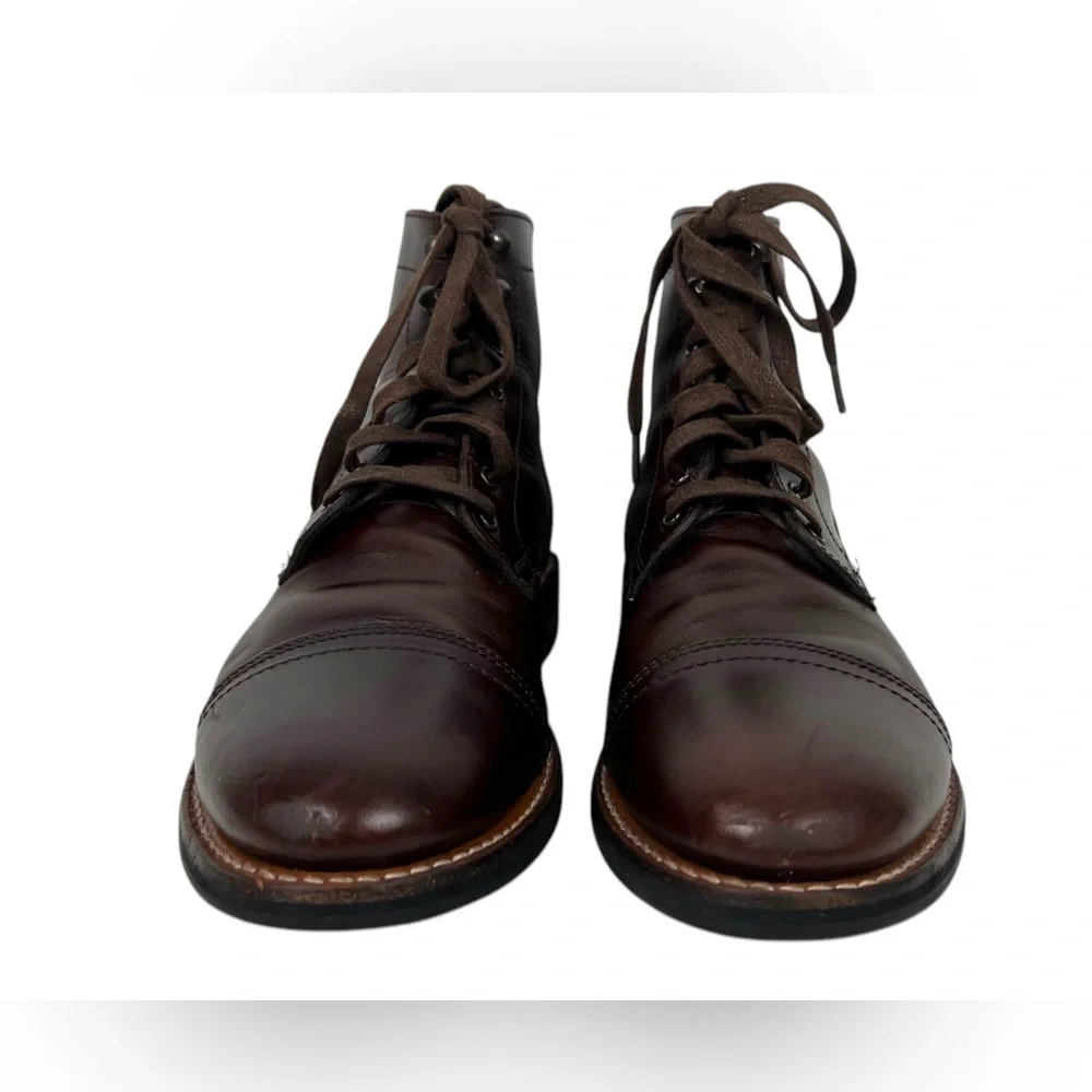 Thursday Boot Company Mens Captain Boots Brown Leather Lace Up Size US 11.5